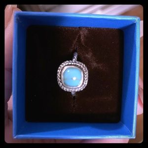 Turquoise sterling silver ring